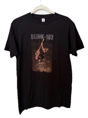 Vintage Blink 182 2001 Tour Tee Shirt Take Off Your Pants & Jacket Y2K M Black